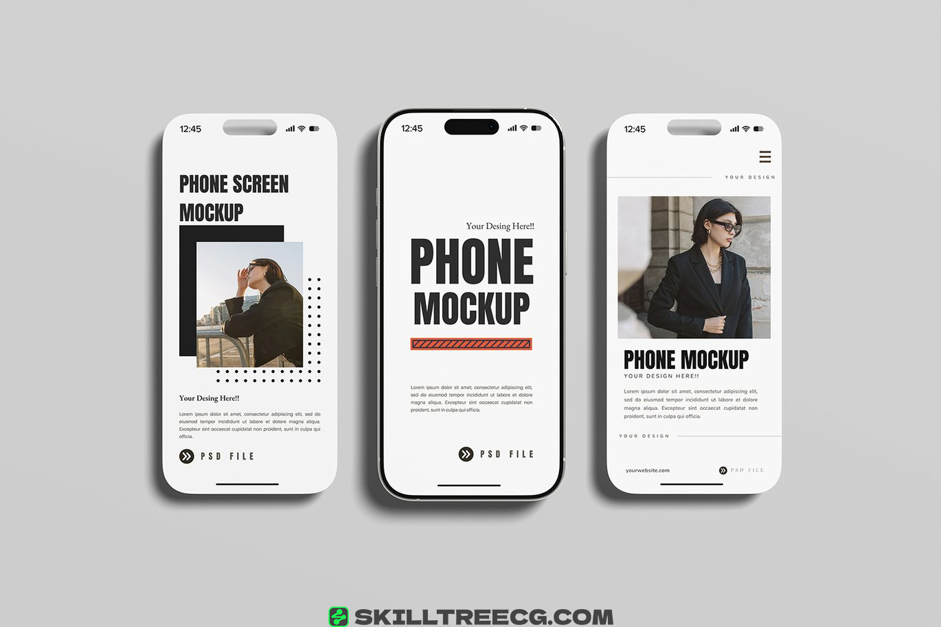 图片[3]-Phone Screen Mockup（432137）-技能树